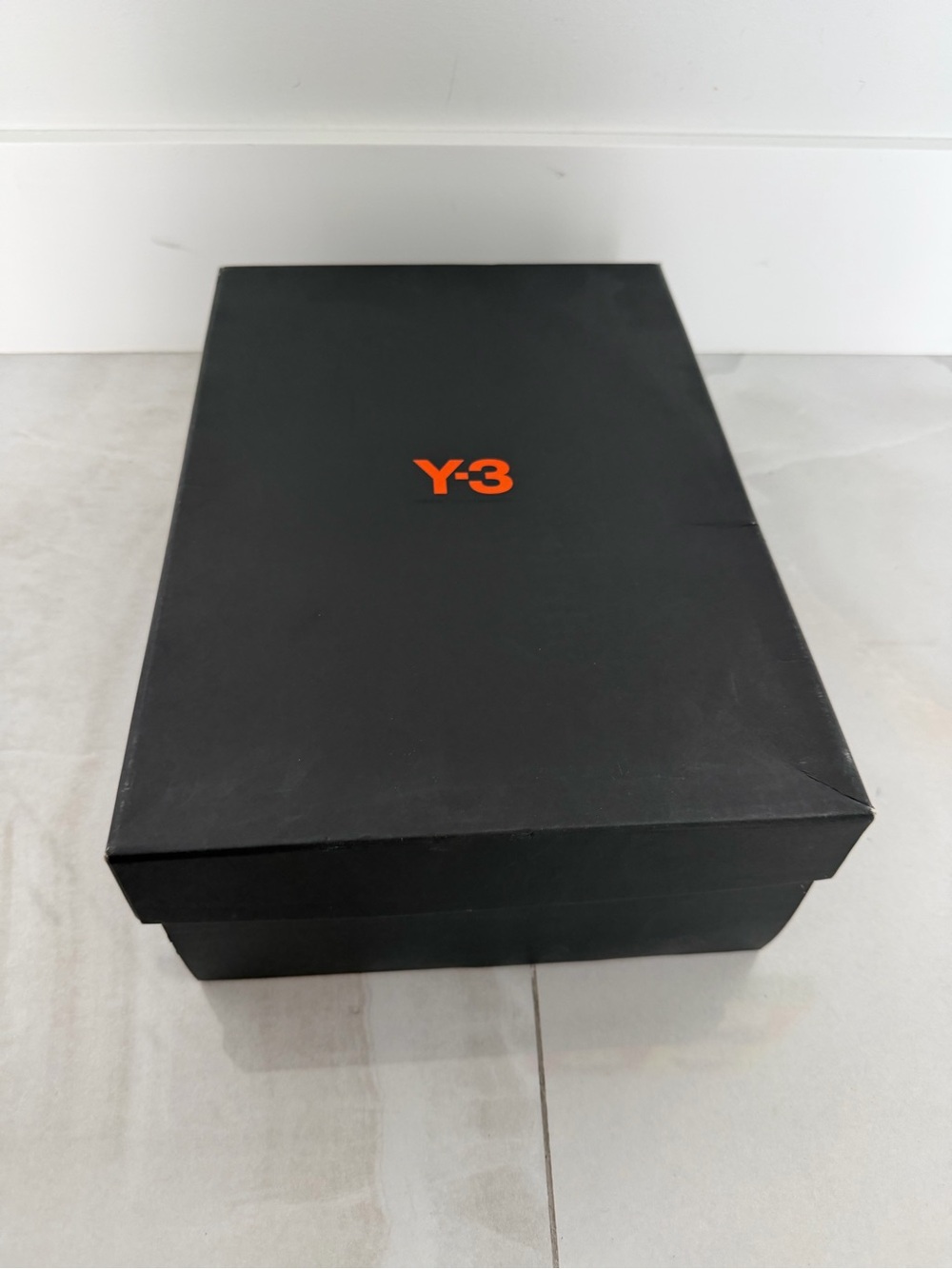 Y-3 Adidas Yohji Yamamoto Black Sneaker Box Circa 2011
